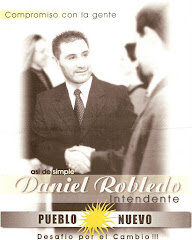 Folleto de la campaña de Daniel Robledo para Intendente 2003