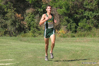 Catholic's Kowalski leads just over two miles into the race.