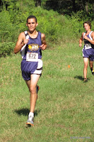 Jingle Bell Run winner David Ferrel, shown here running cross-country for Altha High School earlier this autumn.