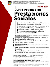 Curso Práctico de Prestaciones Sociales: Mayo 2010