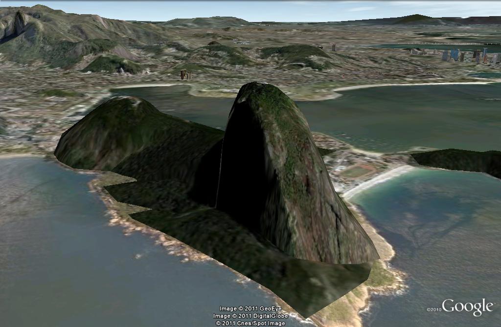 Brasil 3D Google Earth Rio de Janeiro