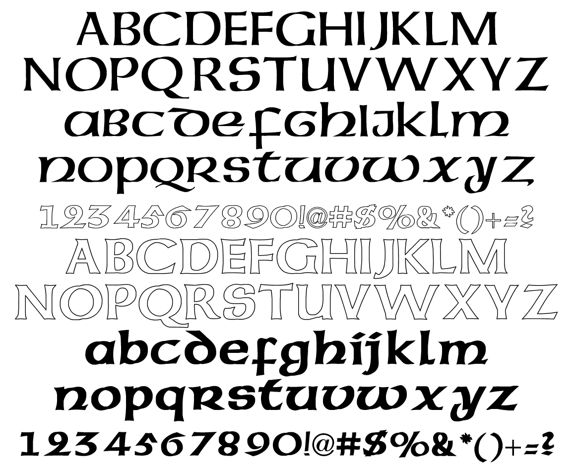 FONTIPEDIA AMERICAN UNCIAL