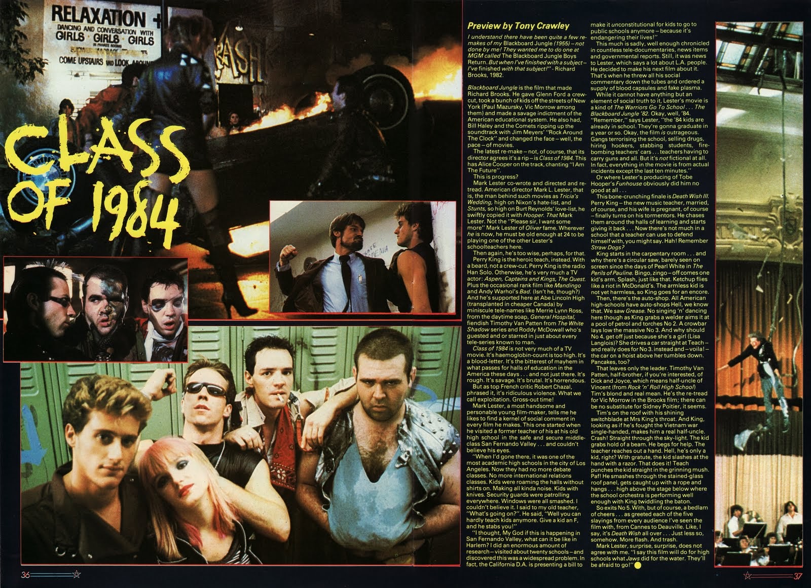 Futuro Finale 2088AD The Class of 1984.