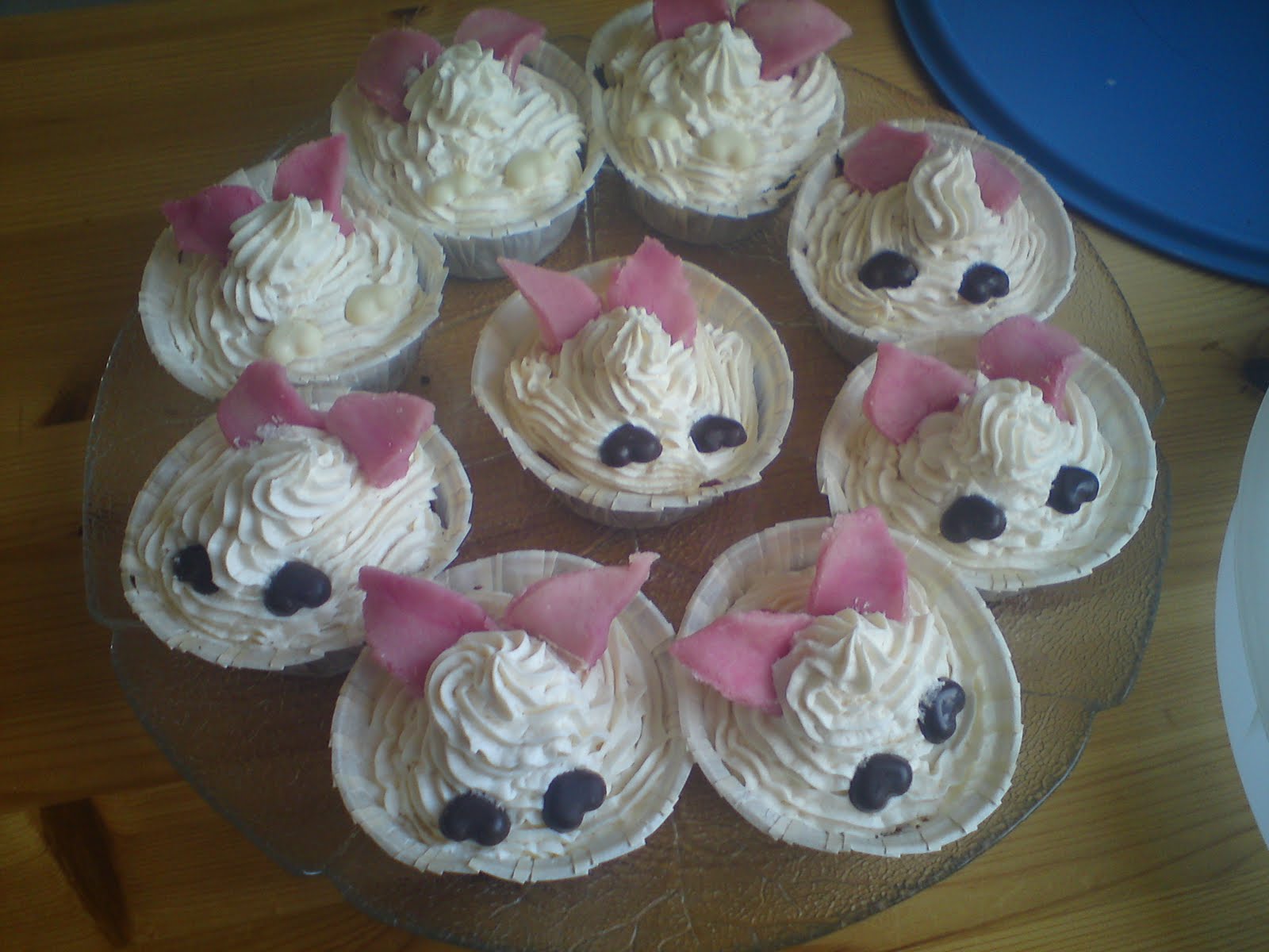 . Sjokolade/appelsin muffins med amerikansk smørkrem