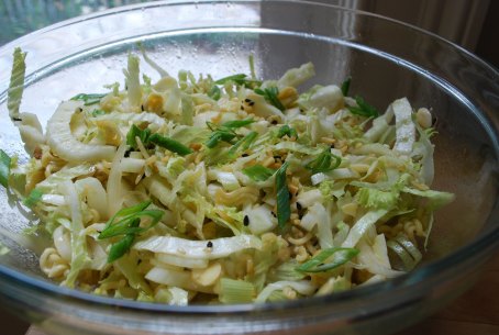 salad cabbage ramen recipe noodle asian crunchy got good whatcha lookin cookin hey so noodles bigoven