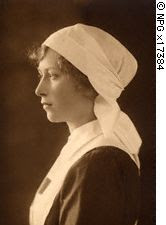 As a nurse, circa 1920