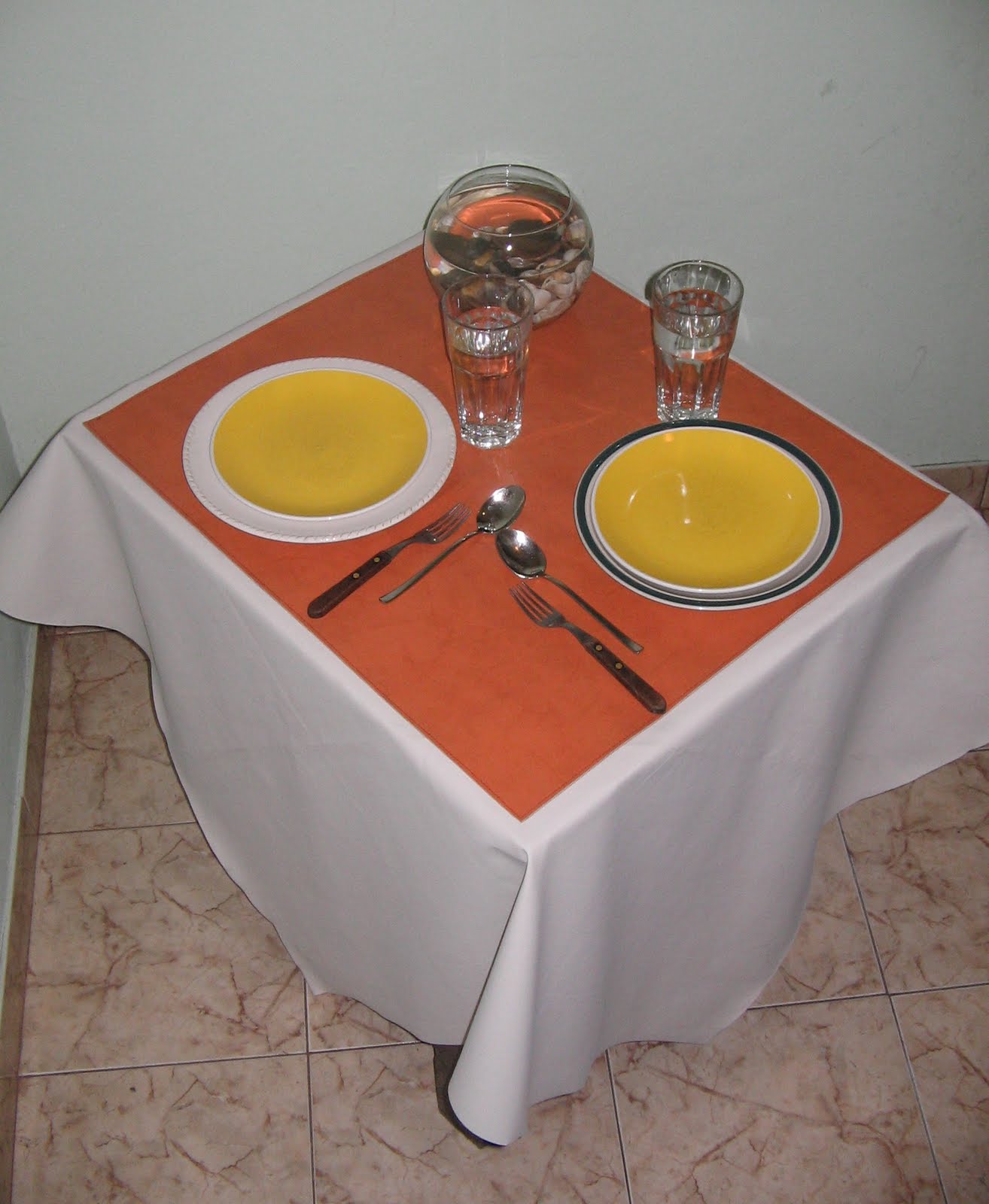 individuales para mesa de cuerina