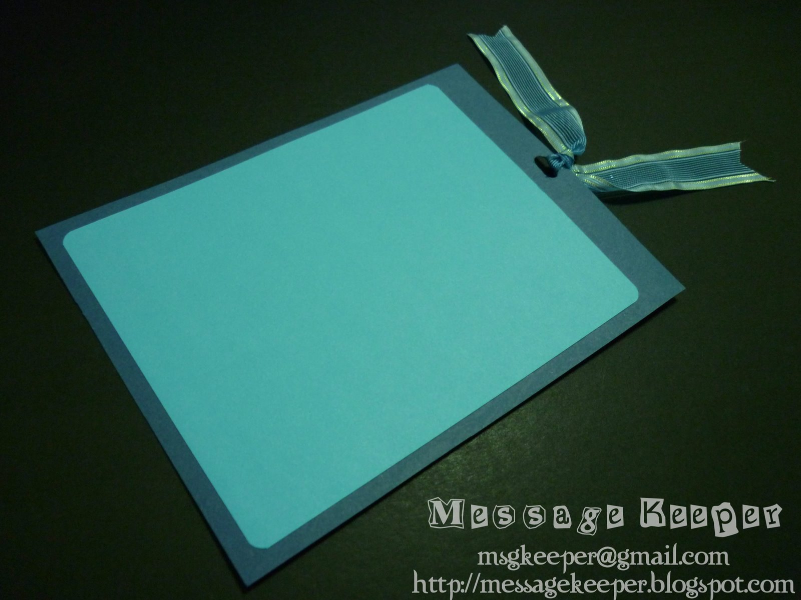 Message Keeper: Farewell Card #2 (Sample)