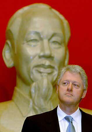 Bill Clinton and Ho CHi Minh