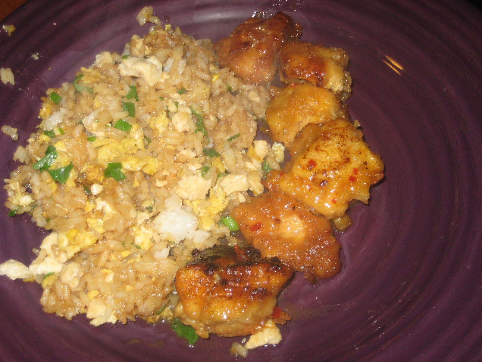 A Foodie Fairytale General Tso Chicken w/ Chicken Fried Rice