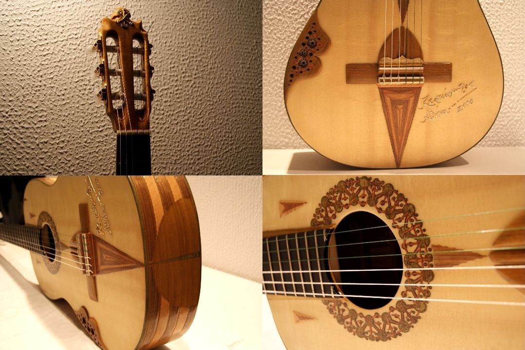 DETAILS OF THE ABOVE FINISHED KERTSOPOULOS GUITAR