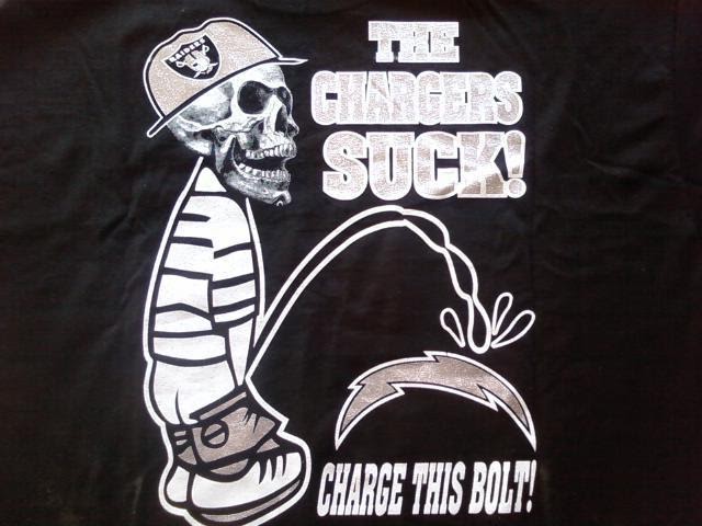 raiders peeing on chargers