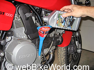 Ducati Oil and Filter Change | Motorcycle Case