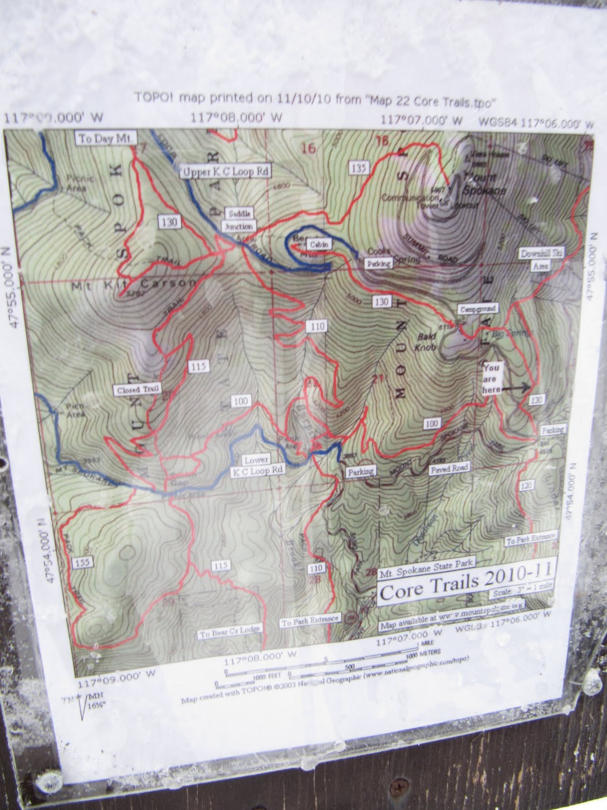 Backpacker Rose Snowshoeing Mount Spokane