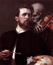 Autoritratto con la morte che suona il violino (1872)