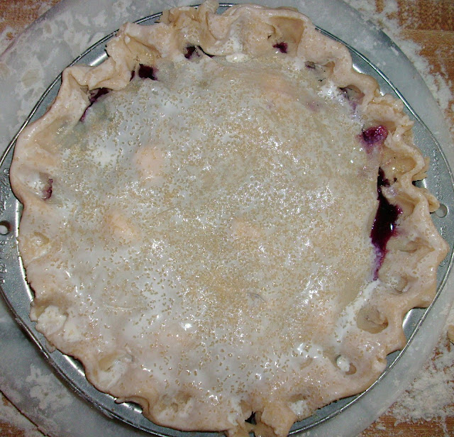 Why So Blue-berry Pie | www.girlichef.com