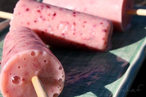 Watermelon Dog Treat Popsicles - Barefeet in the Kitchen