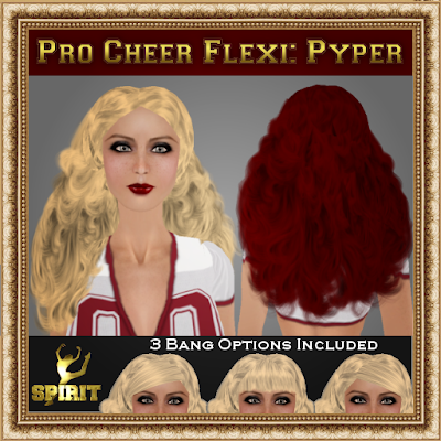 Cheerleading Hairstyles With Bows. Pro Cheer Flexi Hair: Pyper