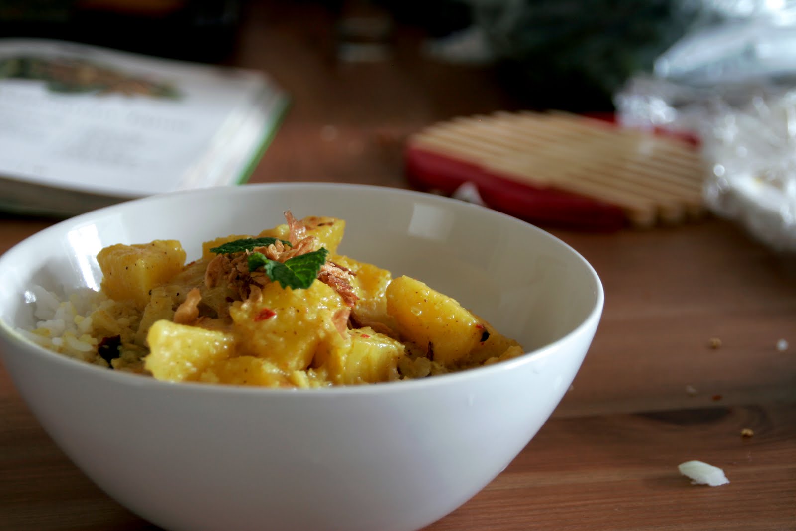 Dorky Cooking Pineapple Curry