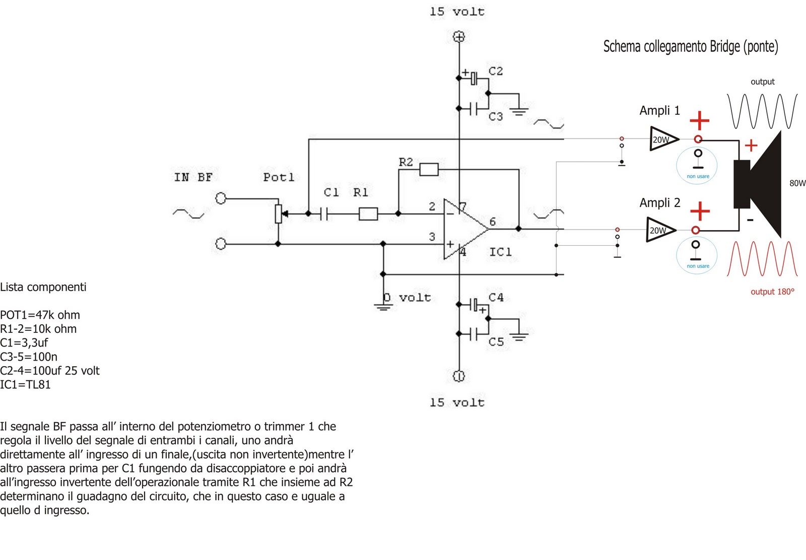 Hobby Elettronica RXF: Amplificatore 40 Watt stereo o 80 Watt in ...