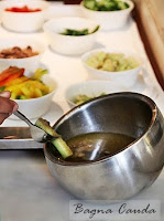 {Food Bloggers & Critics Meet} FUN, FOOD & OLIVE OIL ... Bagna Cauda, Aioli, Panzanella & Chilean Sea Bass served with Garbure Catalane ... recipes included! 31 bagna+recipe