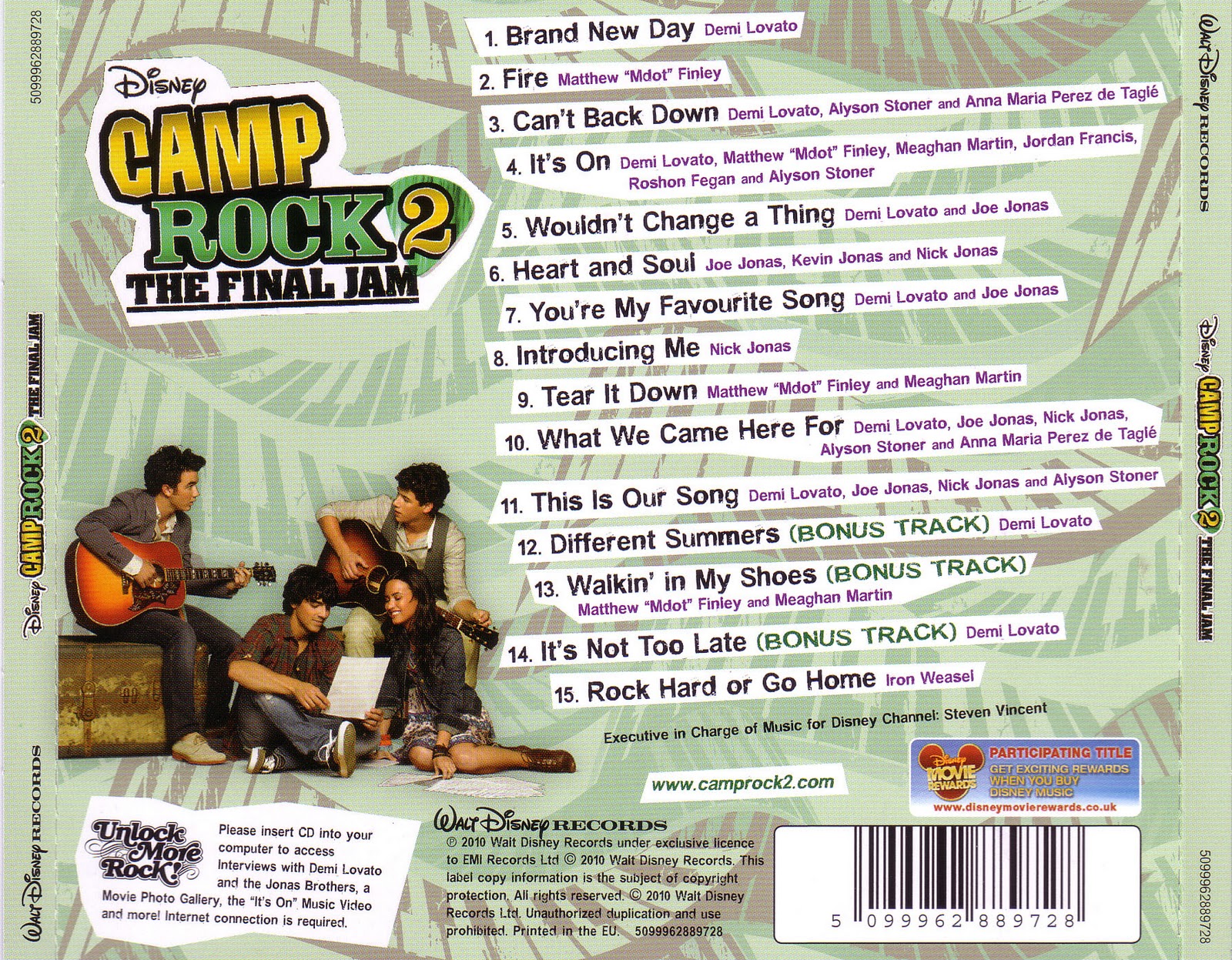 Un poco de todo , , para tods . . . ´´Camp Rock 2. The Final Jam`` V.A. (2010) Un poco de todo , , para tods . . . ´´Camp Rock 2. The Final Jam`` V.A. (2010)