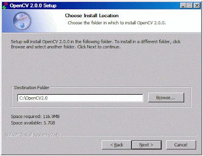 OpenCV Programming with Visual C++: OpenCV 2.0 Installation