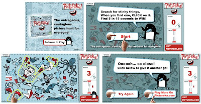 “Pictureka: Stinky Things!” game banner ad 