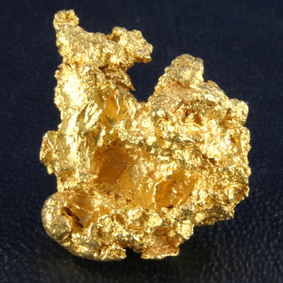 Gold. Finding a Gold Nugget in