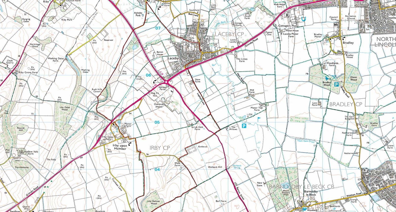 Treks and Tours Laceby, Irby upon Humber and Aylesby