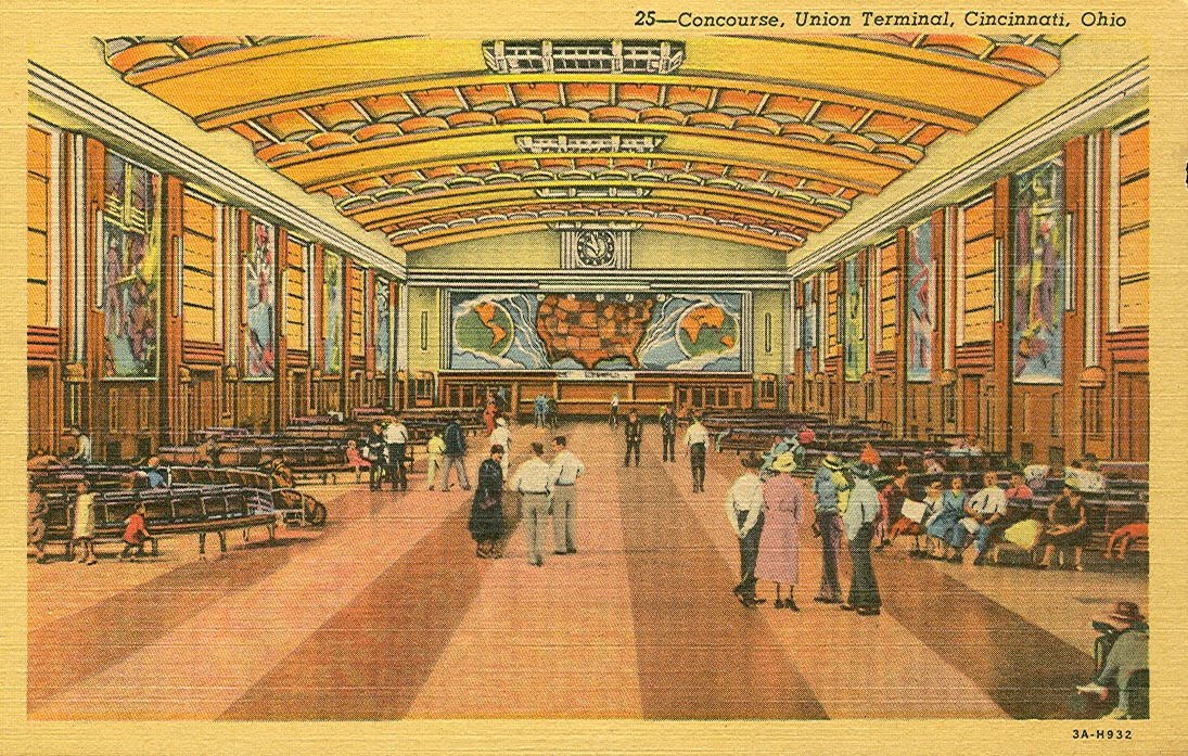 Vintage Travel Postcards Cincinnati, Ohio