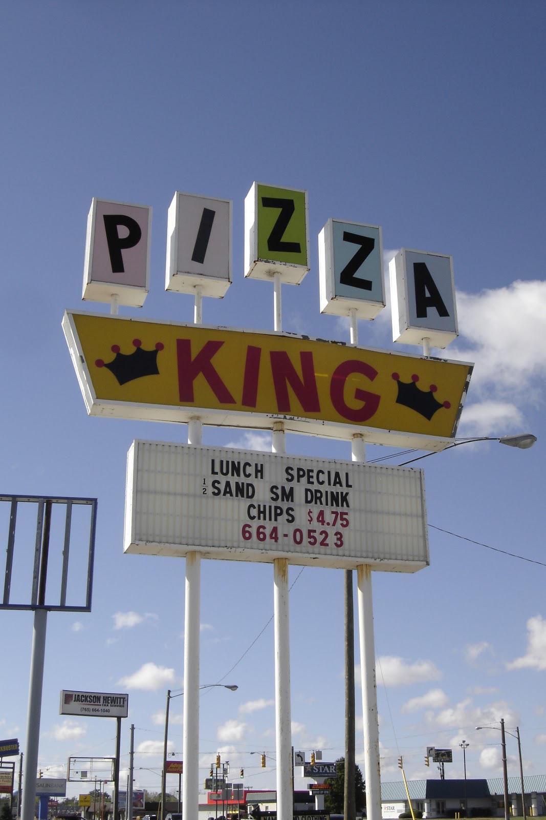 Places To Go, Buildings To See Pizza King Marion, Indiana