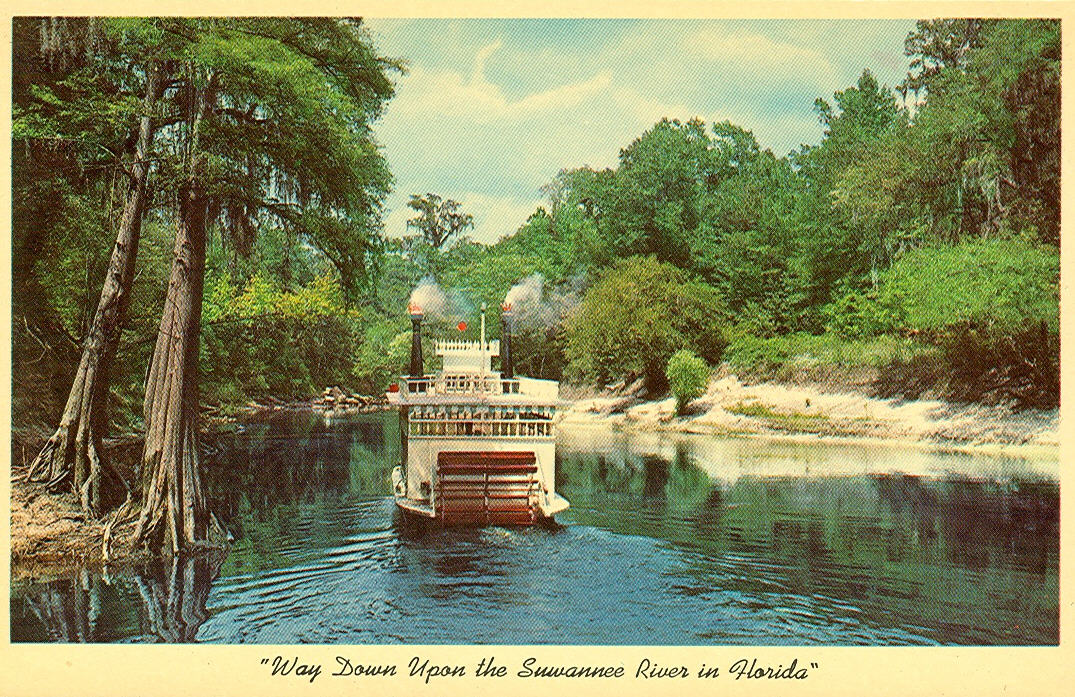 Vintage Travel Postcards White Springs, Florida