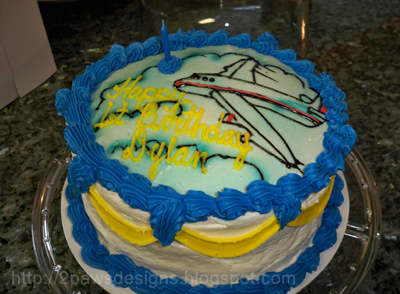 Airplane Icing Cake Airplane Icing Cake