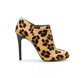 zara leopard ankle boots