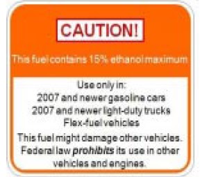 ethanol label caution warning