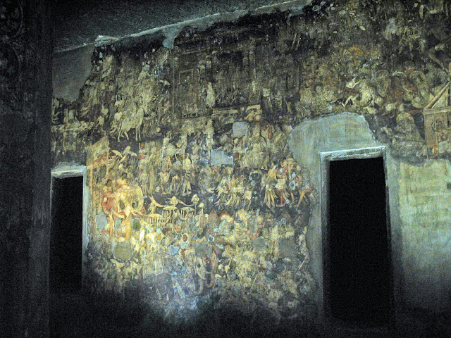 Ajanta mural inside cave