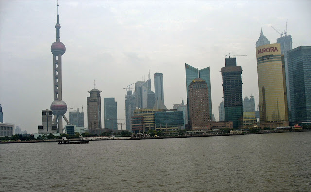 Shanghai skyline in daytime