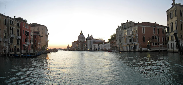 grand canal with church