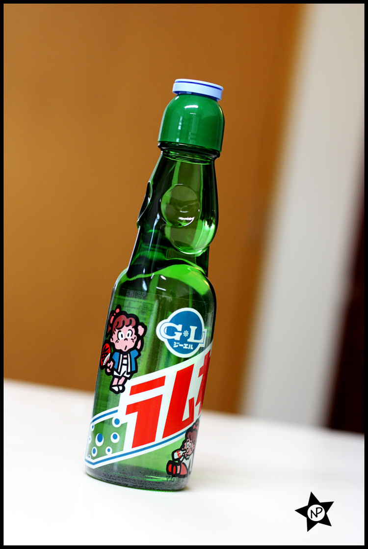 Multibeavo's World Ramune aka Japanese Soda Drink with Marble in the