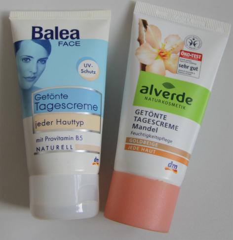 Biancas Blickfang Review Balea Getonte escreme Vs Alverde Getonte escreme