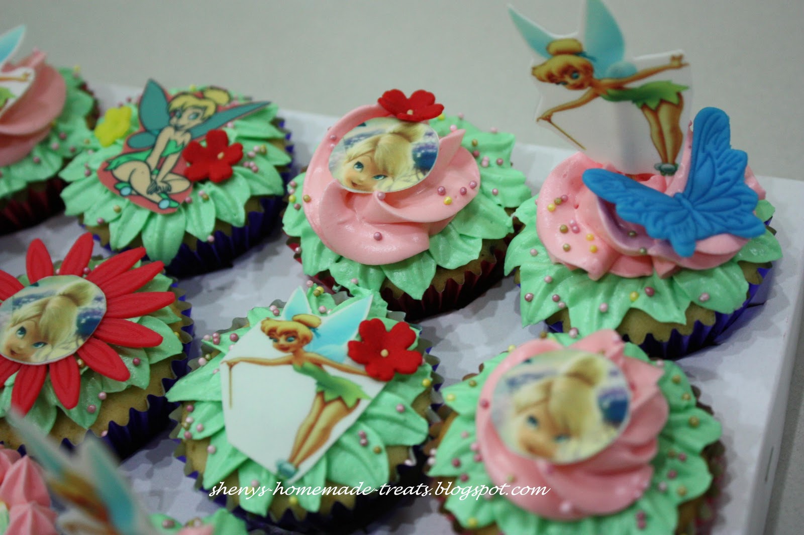 Sheny's Homemade Treats Tinkerbell Cupcakes