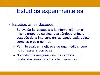 Estudios experimentales