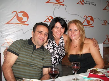 Edna França com Leyla Carla e o amado