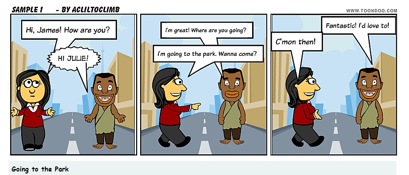 A CLIL TO CLIMB: Using Cartoon Strips to Practise Dialogues