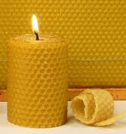 Velas de cera de abeja