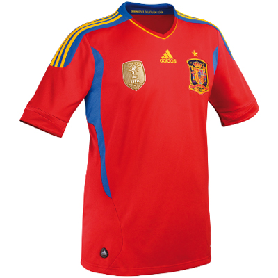 la nueva camiseta oficial de la selección española de fútbol