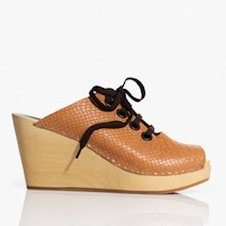 zapatos zuecos de madera H&M
