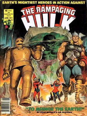 Rampaging Hulk #9, The Avengers, Earl Norem