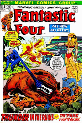 Fantastic Four #118, Crystal and Diablo